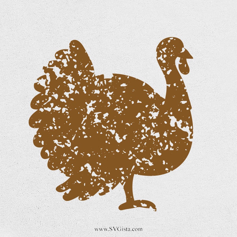 Grunge Turkey SVG