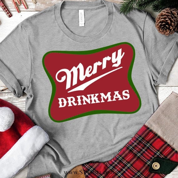 Merry Drinkmas SVG Saying