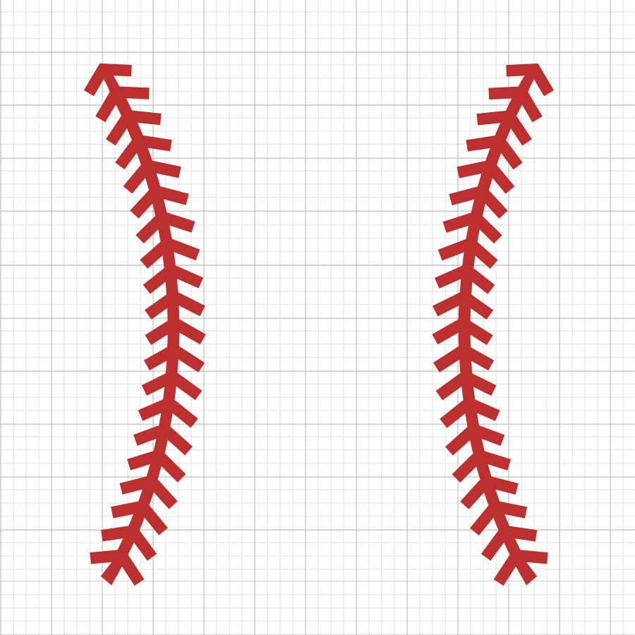 Baseball Stitches SVG