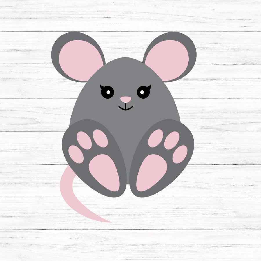 Cute Mouse SVG Clipart