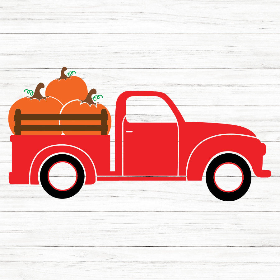 Pumpkin Truck SVG