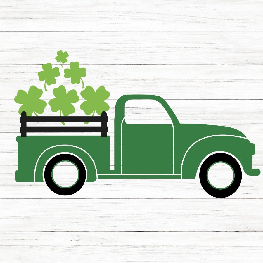 St Patricks Day Truck SVG