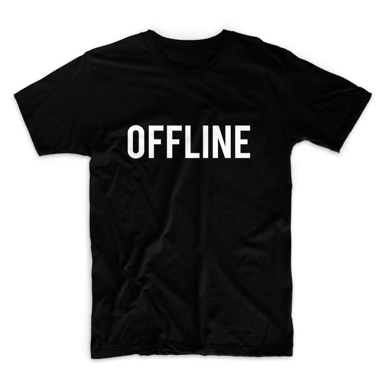 Offline Tshirt, Graphic Tee, Unisex Graphic Tshirt, Adult Tshirt, Graphic Tshirt For Men & Women