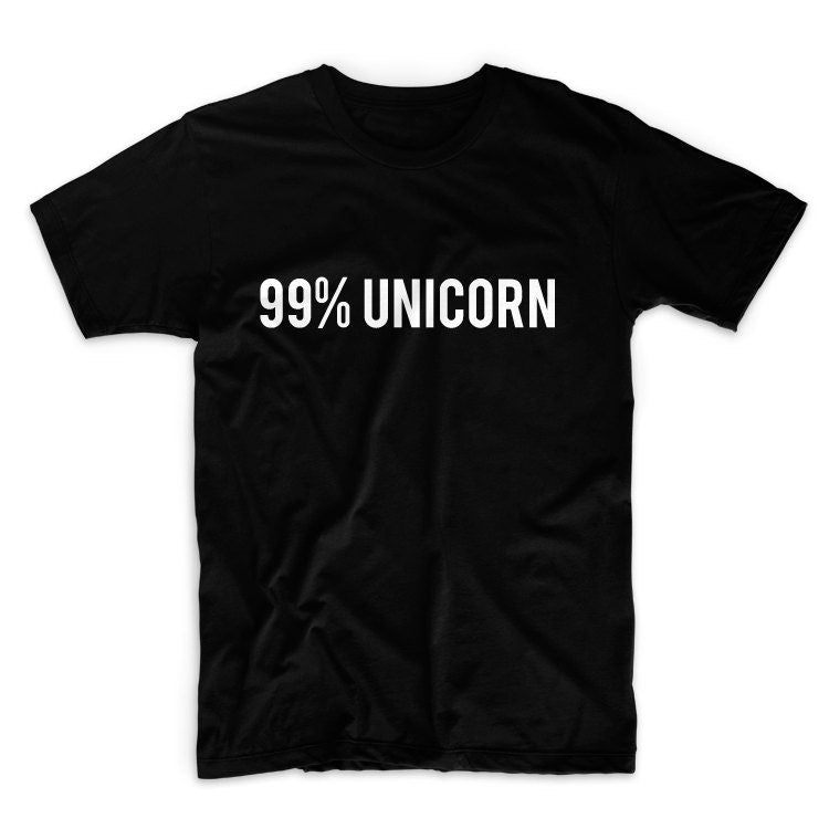 99% Unicorn Unisex Graphic Tshirt, Adult Tshirt, Graphic Tshirt For Men & Women