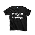 Muscles And Mascara Unisex Graphic Tshirt, Adult Tshirt, Graphic Tshirt For Men & Women