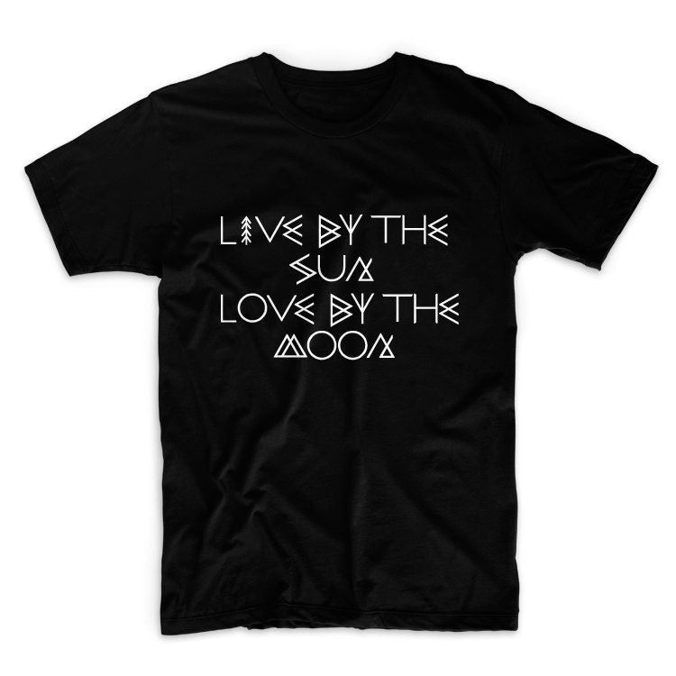 Live By The Sun Love By The Moon Tshirt Unisex Graphic Tshirt, Adult Tshirt, Graphic Tshirt For Men & Women