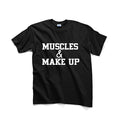 Muscles And Makeup Unisex Graphic Tshirt, Adult Tshirt, Graphic Tshirt For Men & Women