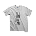 Yoga Hair Don't Care Unisex Graphic Tshirt, Adult Tshirt, Graphic Tshirt For Men & Women, Womens Graphic Tees