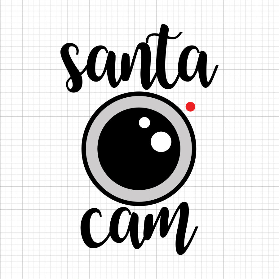 Santa Cam SVG Saying
