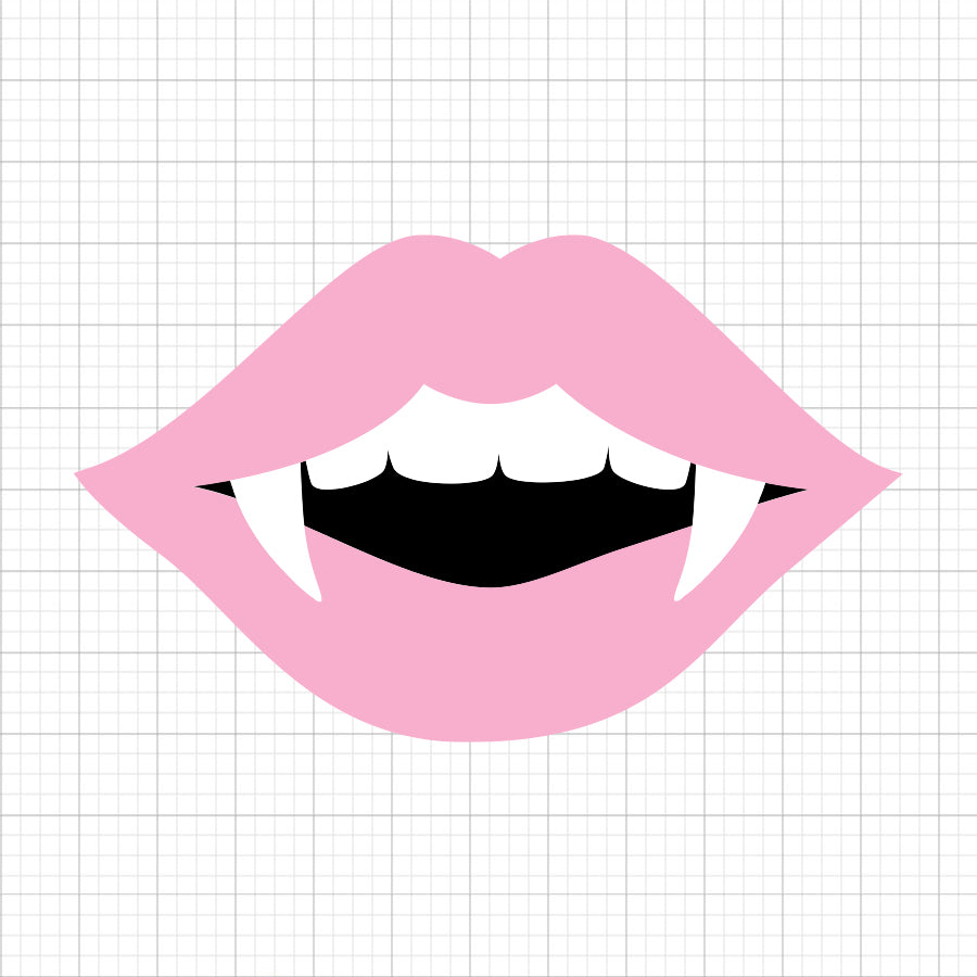 Vampire Lips SVG