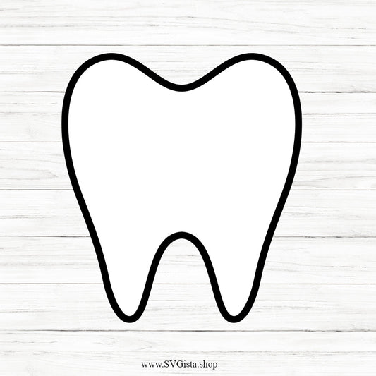 Tooth Outline SVG