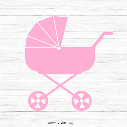 Baby Stroller SVG