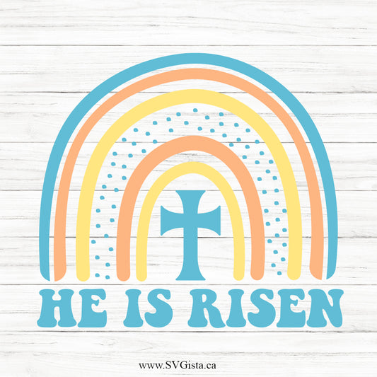 He Is Risen SVG Saying