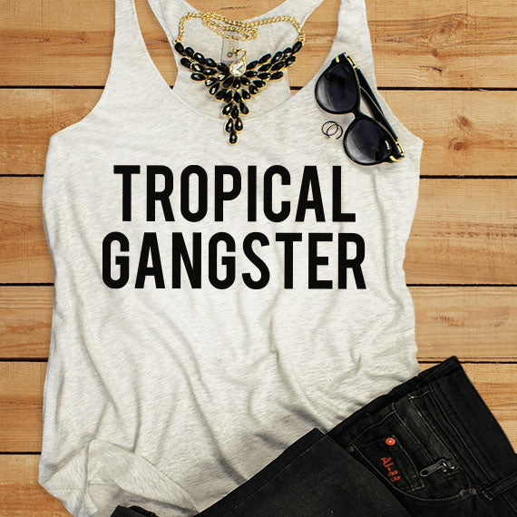 Tropical Gangster SVG Saying