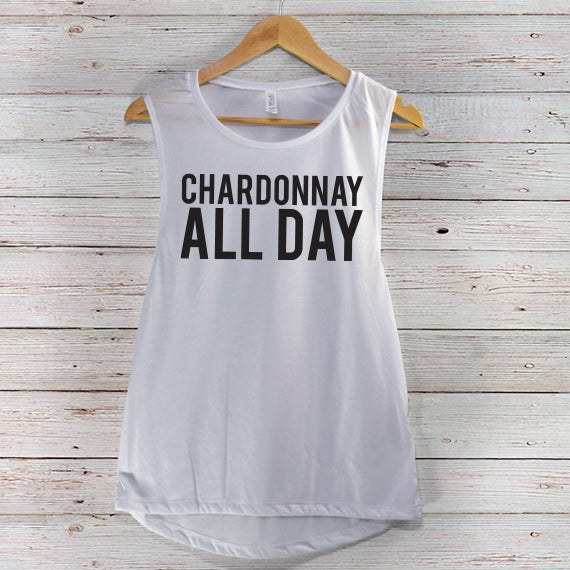 Chardonnay All Day SVG Saying