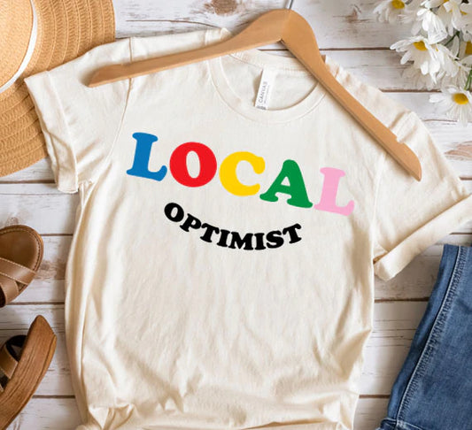 Local Optimist SVG Saying