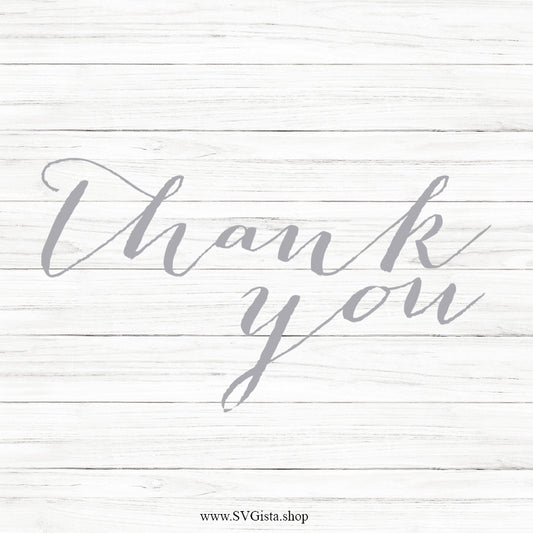 Thank You SVG Saying