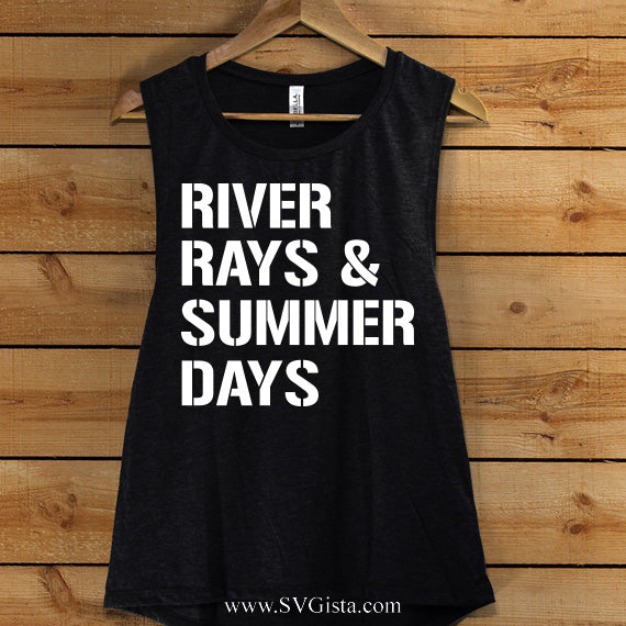 River Rays SVG Saying