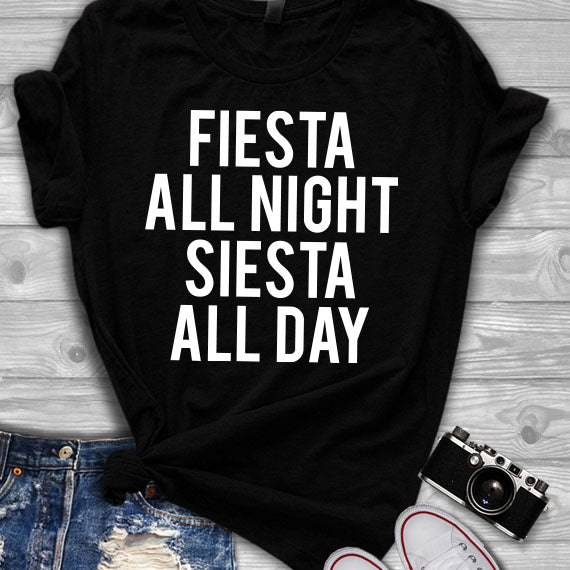 Fiesta All Day SVG Saying