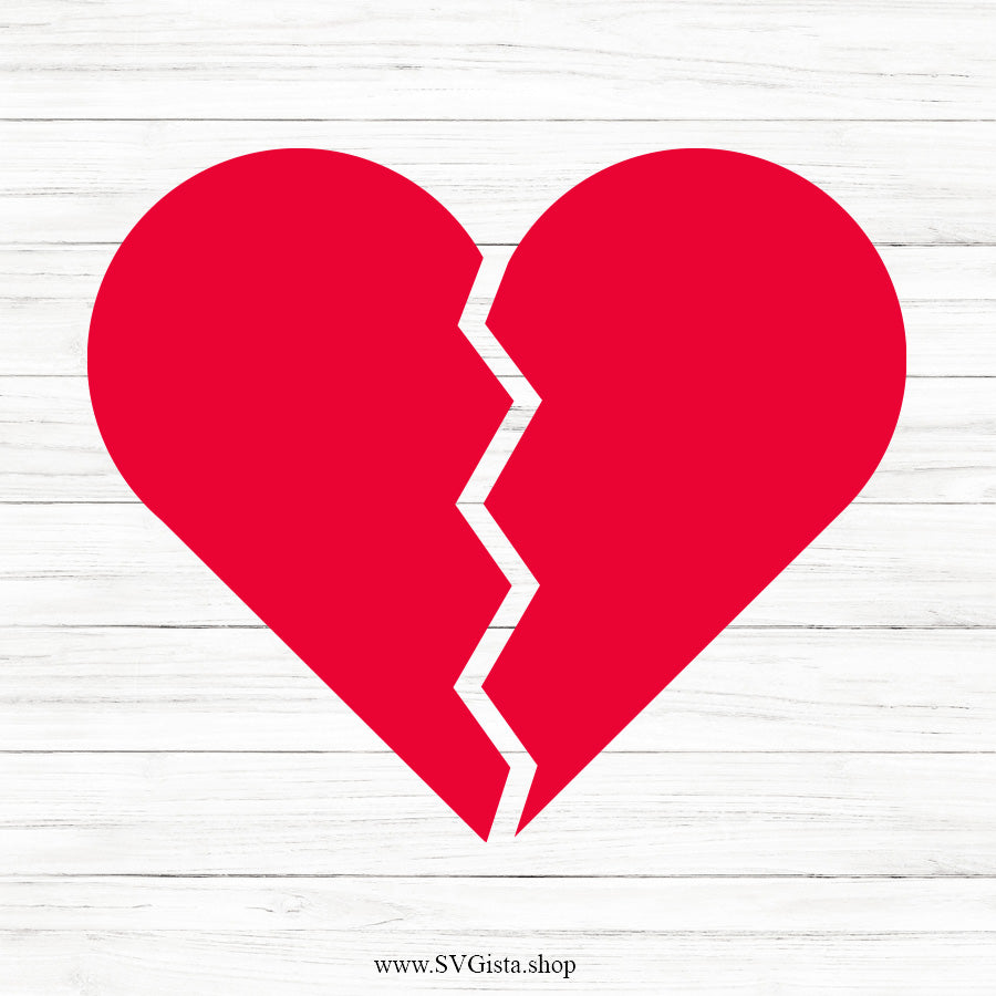 Broken Heart SVG