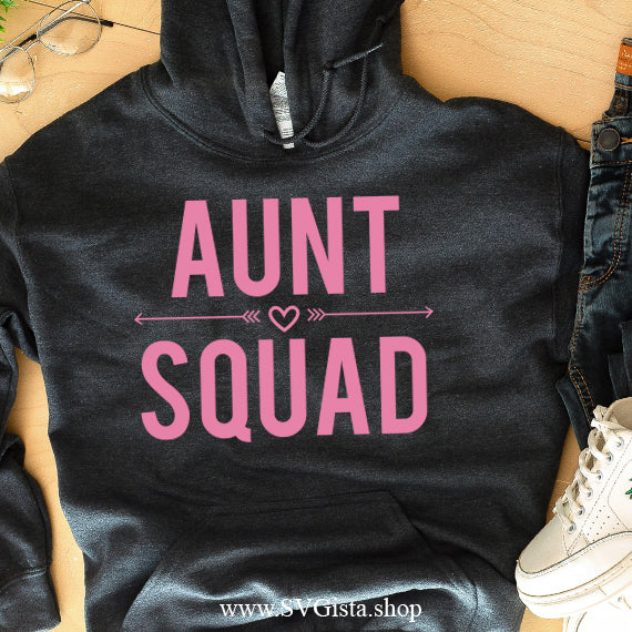 Aunt Squad SVG Saying