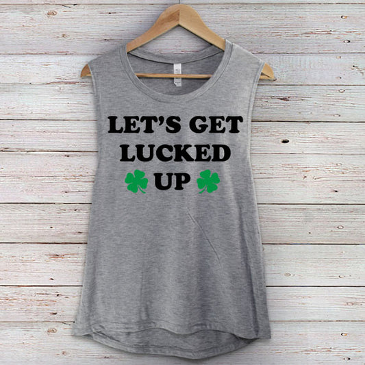 Let's Get Lucked Up SVG Saying