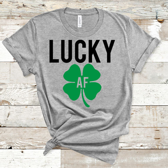 Lucky AF SVG Saying
