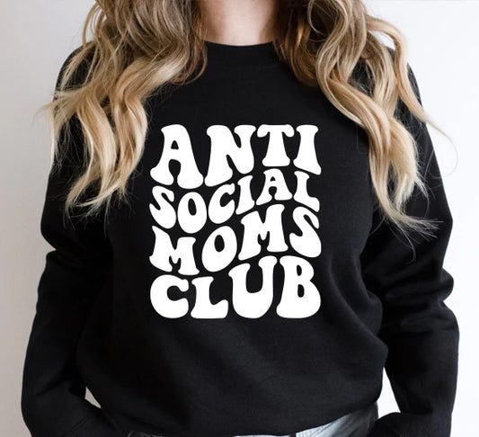 Anti Social Moms Club SVG Saying
