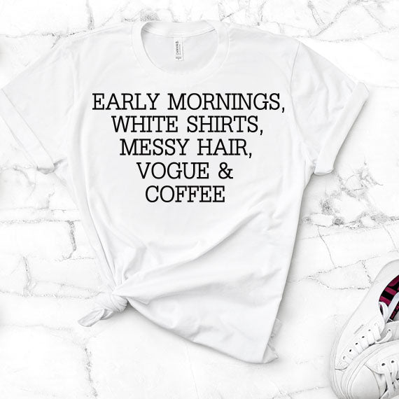 Early Mornings SVG Saying