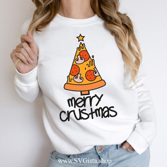 Merry Crustmas SVG Saying