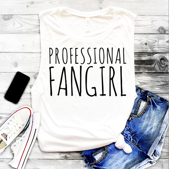 Professional Fangirl SVG Saying