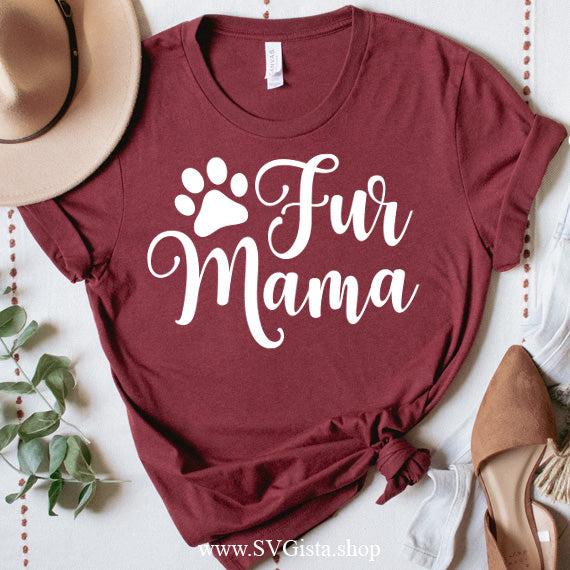 Fur Mama SVG Saying