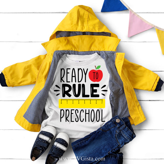 Ready To Rule Preschool SVG Saying