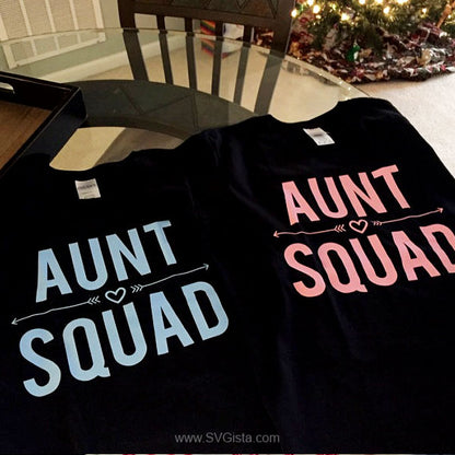 Aunt Squad SVG Saying