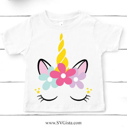 Unicorn Head SVG