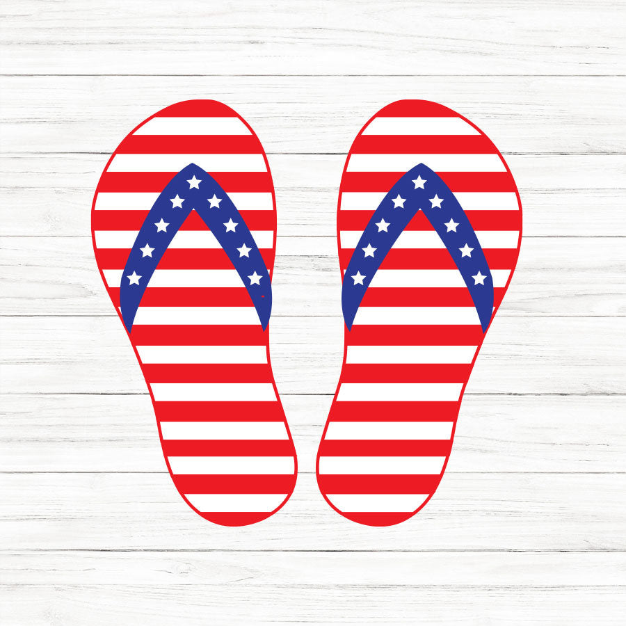 Flag Flip Flops SVG