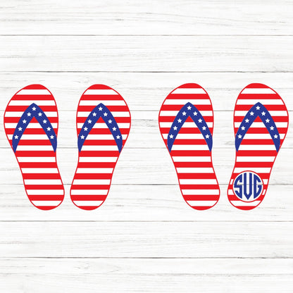 Flag Flip Flops SVG