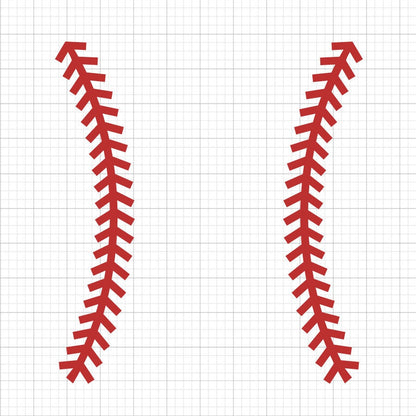 Baseball Stitches SVG