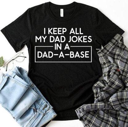 I Keep All My Dad Jokes SVG Saying