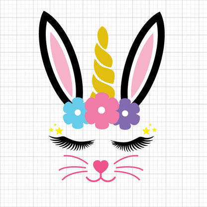 Bunny Unicorn SVG