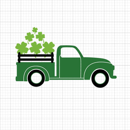 St Patricks Day Truck SVG