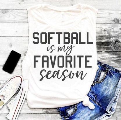 Softball Is My Favorite Season SVG Saying