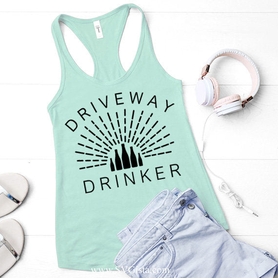 Driveway Drinker SVG Saying