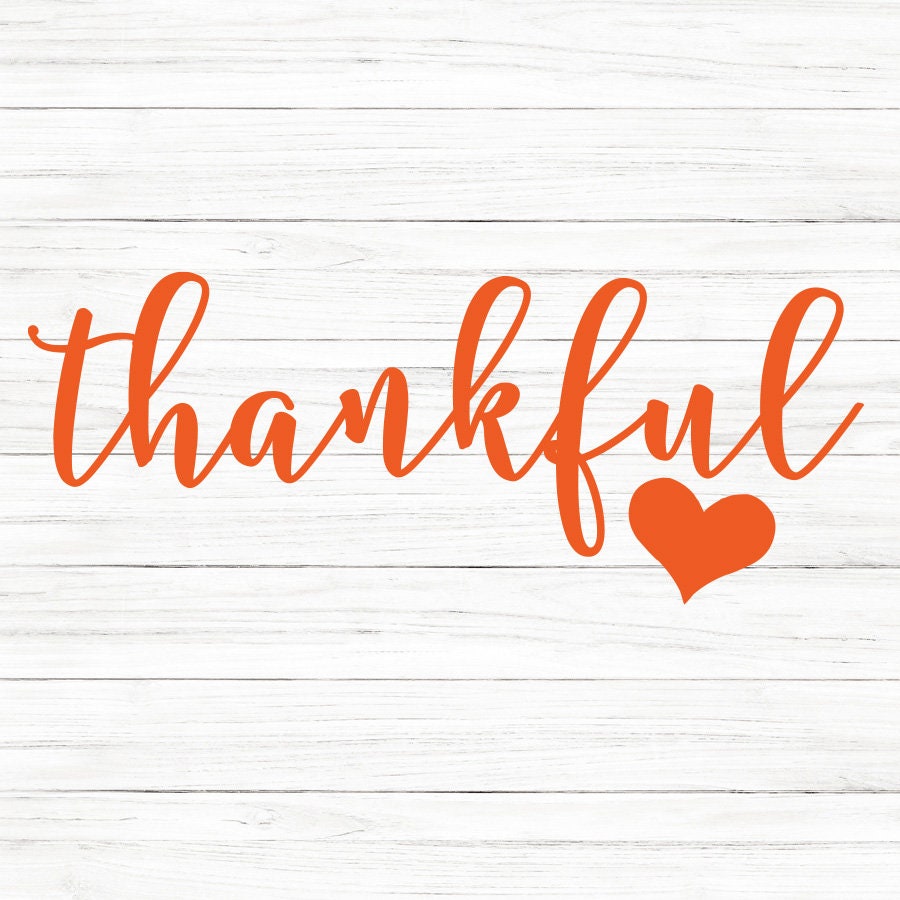Thankful SVG Saying