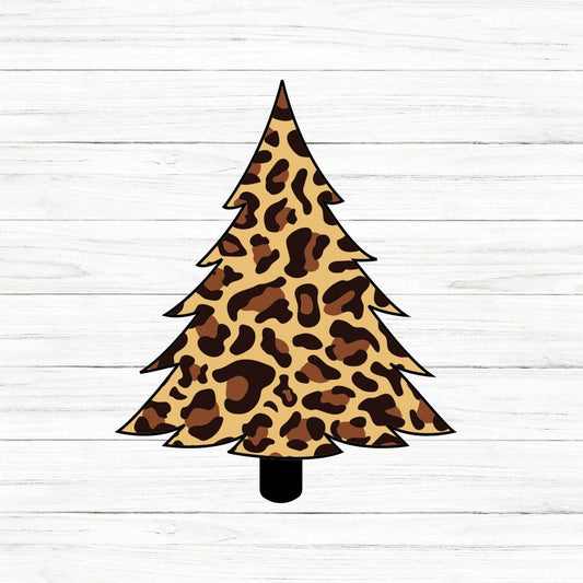 Leopard Print Tree SVG