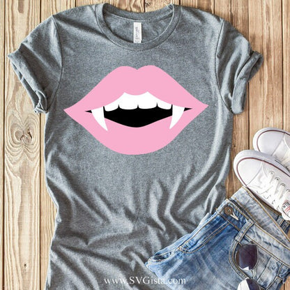 Vampire Lips SVG