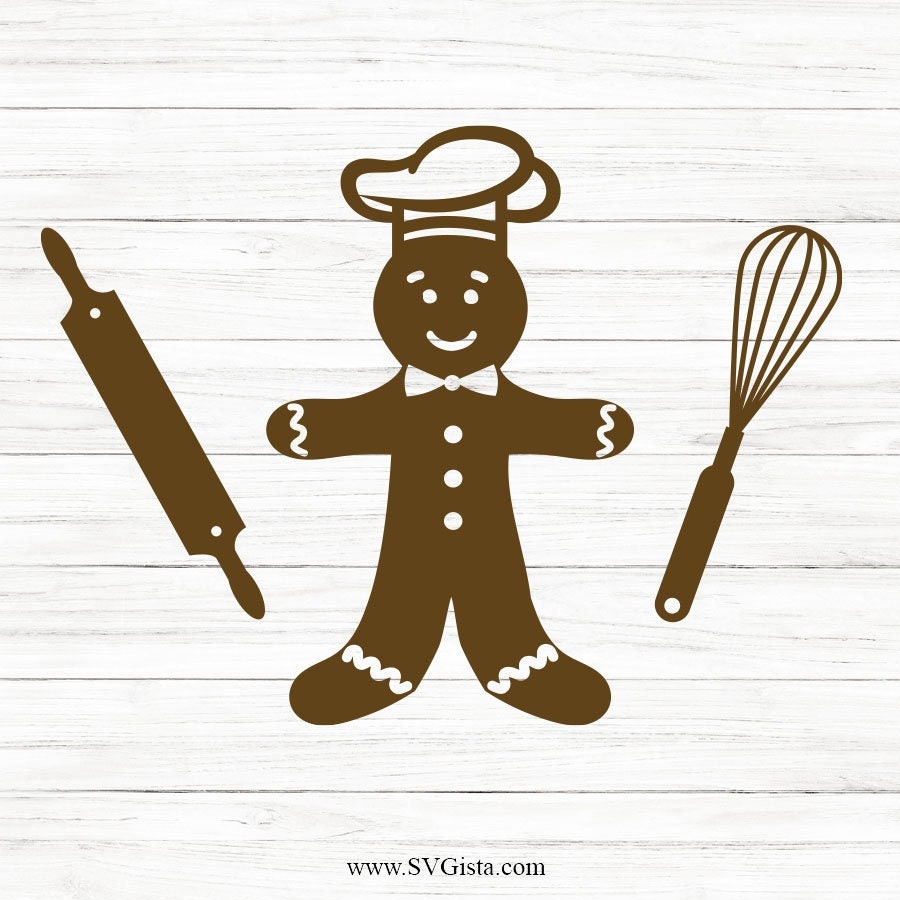 Gingerbread Man SVG