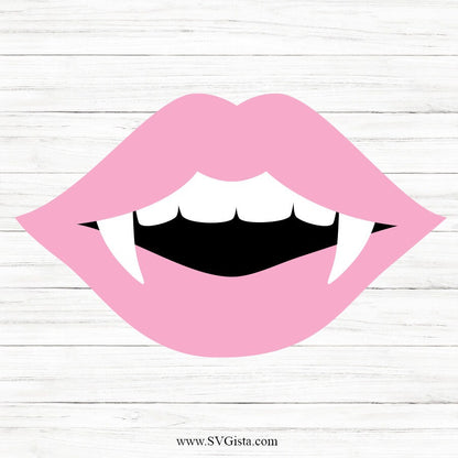 Vampire Lips SVG