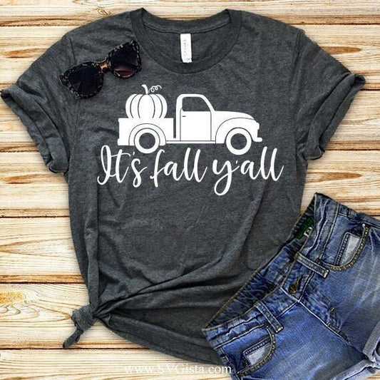 It's Fall Y'all Fall SVG Saying