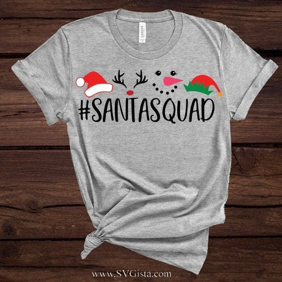 Santa Squad SVG Saying